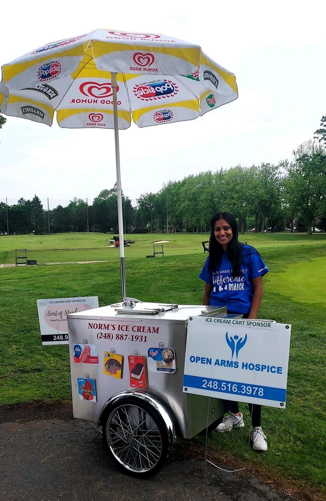 Open Arms Hospice at a charity golf outing