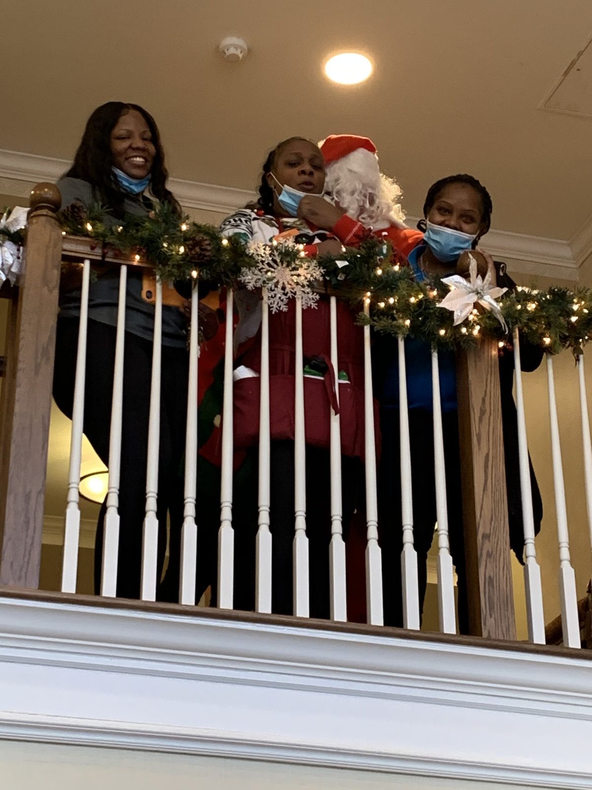 A holiday visit with a patient