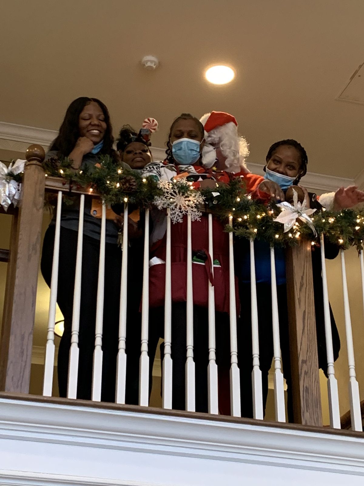 A holiday visit with a patient