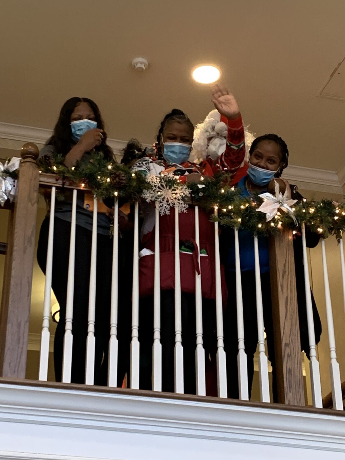 A holiday visit with a patient