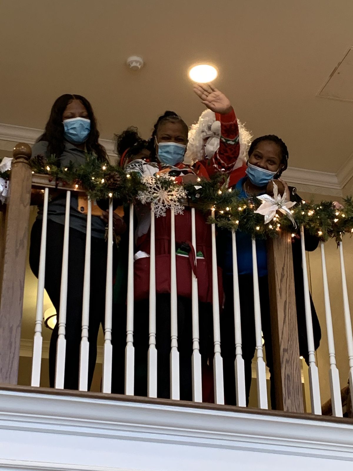 A holiday visit with a patient