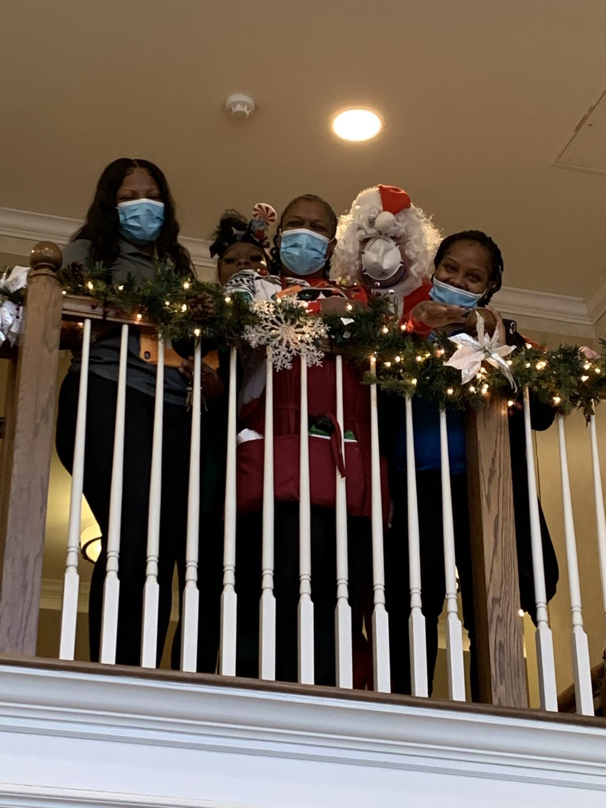 A holiday visit with a patient