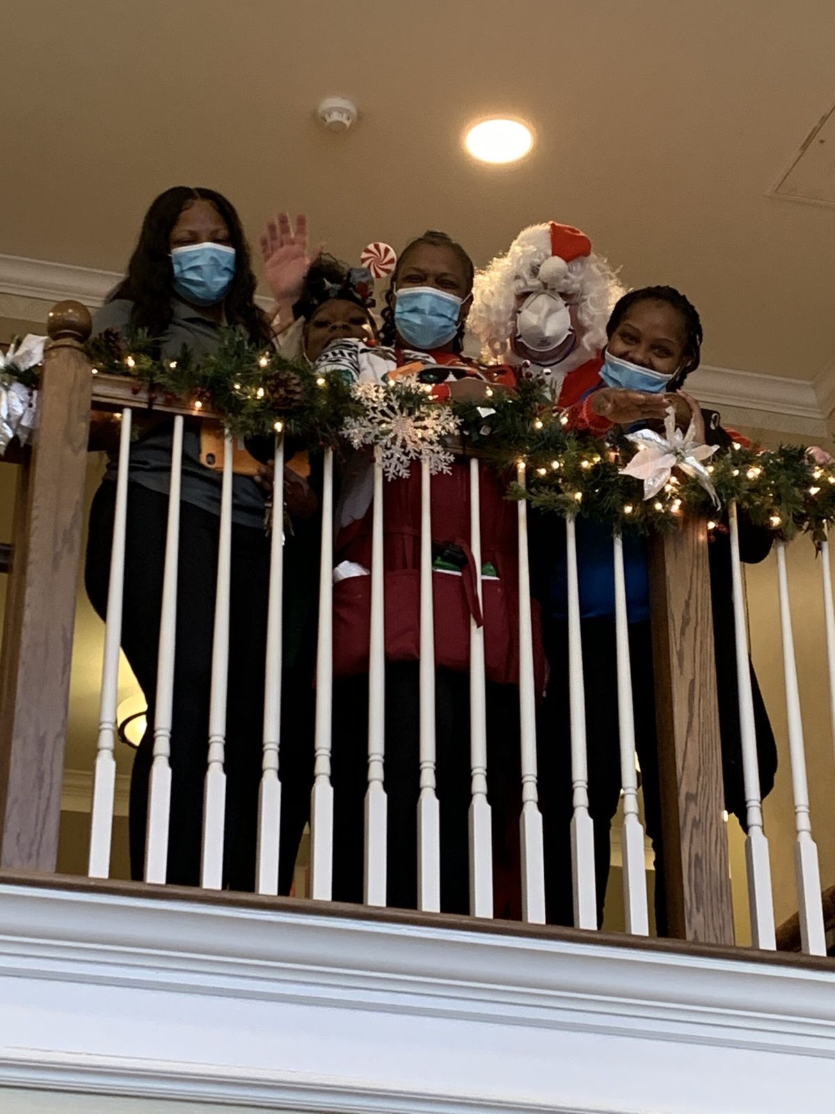 A holiday visit with a patient