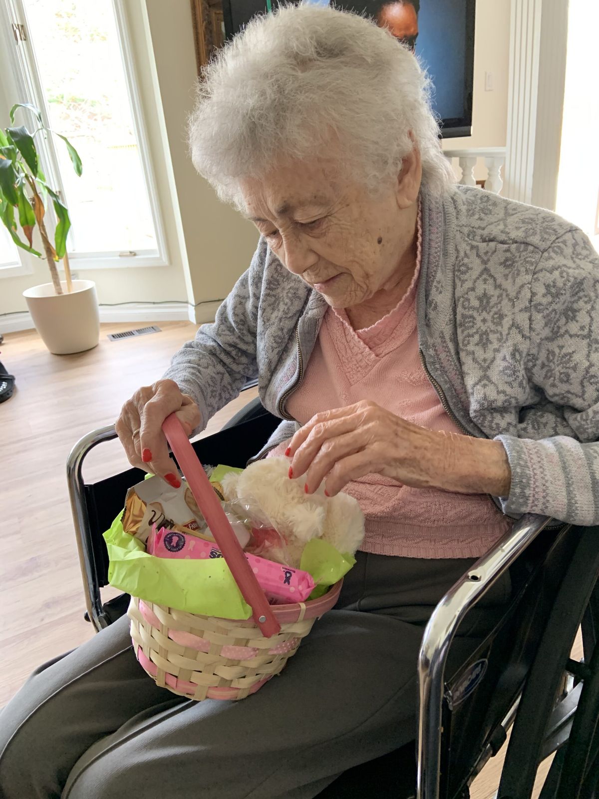 A celebration moment with a patient
