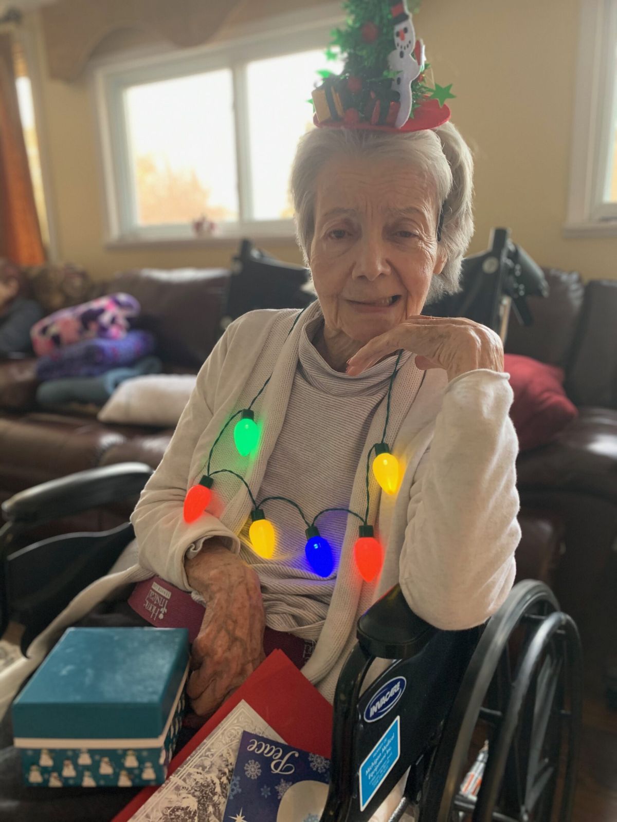 A celebration moment with a patient